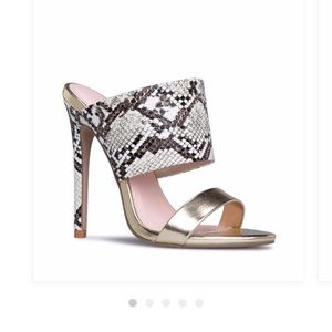 Erika Jayne Slip on Double Strap Mule